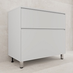 Style Line Тумба под раковину Лима 90 Plus эмаль белая матовая – фотография-5